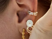 GENTLENESS HOOP OHRRINGE GOLD