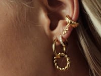 Snake Ohrstecker Gold