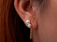 JOYFUL Pearl Ohrringe Gold
