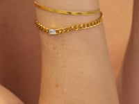 Center Stone ARMBAND Gold