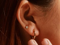 Cluster Glitter Ohrringe Gold