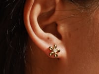 Simple Flower Ohrringe Gold