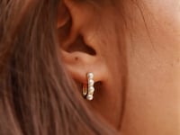 Spherical Art Pearls Ohrringe Gold