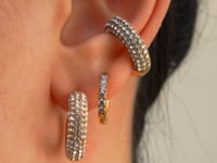 Interstellar Glow Large Earcuff Gold