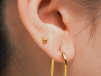 Graceful Oval Ohrringe Gold