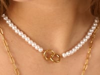 Infinite Love Pearl Kette Gold