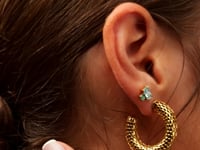 Hollow Ohrringe Gold