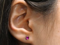 Rosy Ohrstecker Silber