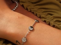 Moon Phase ARMBAND Silber