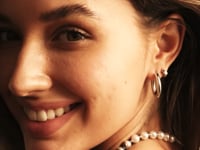 Classic Half-Arc Ohrringe Silber