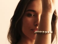 Dreamer Asymmetrical Pearl ARMBAND Silber