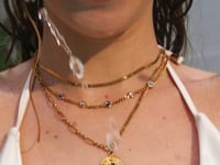 Sea and Sky Muse Duet Kette Gold