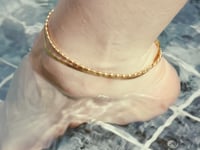 Double Layer Snake Bone FUSSKETTCHEN Gold