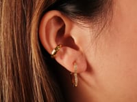Ripple Fragment Earcuff Gold