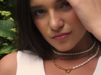 Sunset Ripple Charm Gold