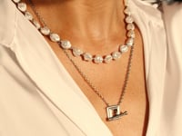 Enchanting Pearl Kette Silber