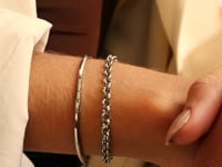 Circle-Cross ARMBAND Silber