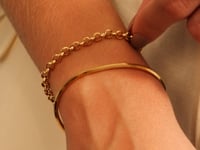 Circle-Cross ARMBAND Gold