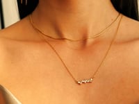 Modern Sleek Kette Gold