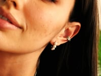 Retro Braided Earcuff Silber