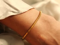 Classic Round Sleek FUSSKETTCHEN Gold