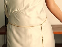 Classic Round Sleek Bodychain Gold