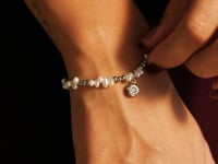 Pearlescent Flow ARMBAND Silber