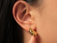Small Chic Drop Ohrringe Gold