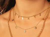 Wave Gleam Kette Gold