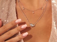 You and me Kette Silber