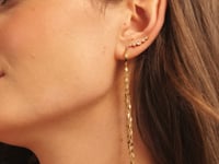 Moonlit Tassel Ohrringe Gold
