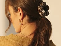 Floral Grace Leopard Haarklammer