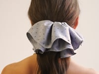 Elegant Polka Scrunchie