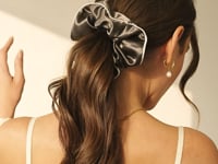 Olive Charm Scrunchie