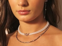 Infinity Glow Kette Silber