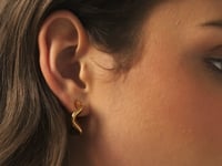 Sinuous Loop Ohrringe Gold