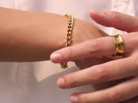 Modern Cuban ARMBAND Gold