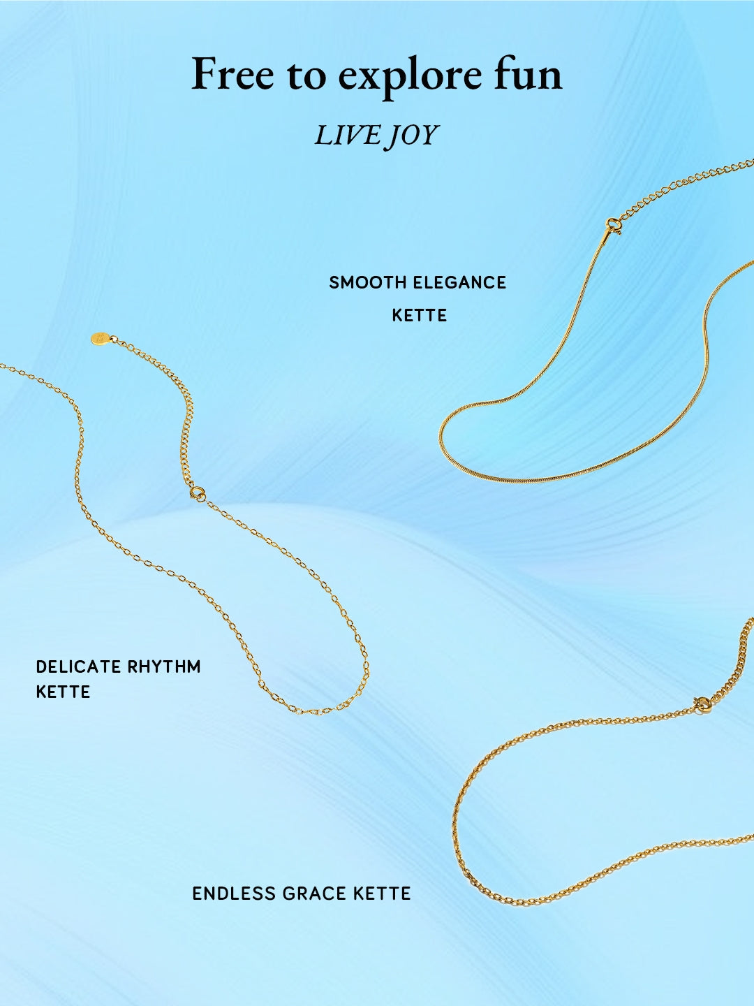 Puffy Letter Chain Charms