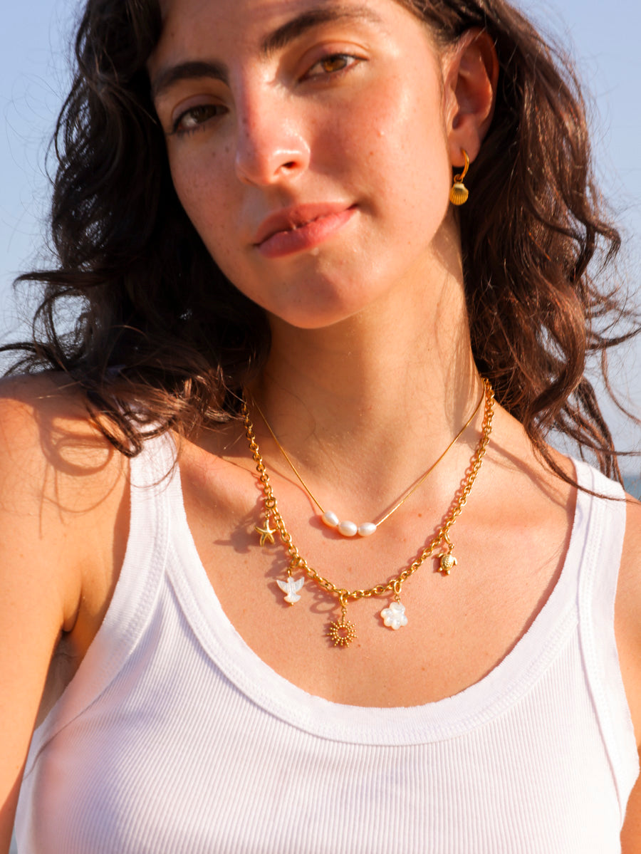 Muschelschmuck Shell Ohrringe