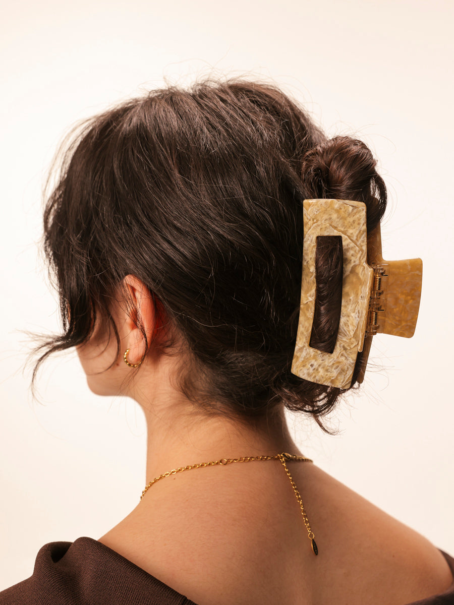 Elegant Ease Haarklammer Cream Camel