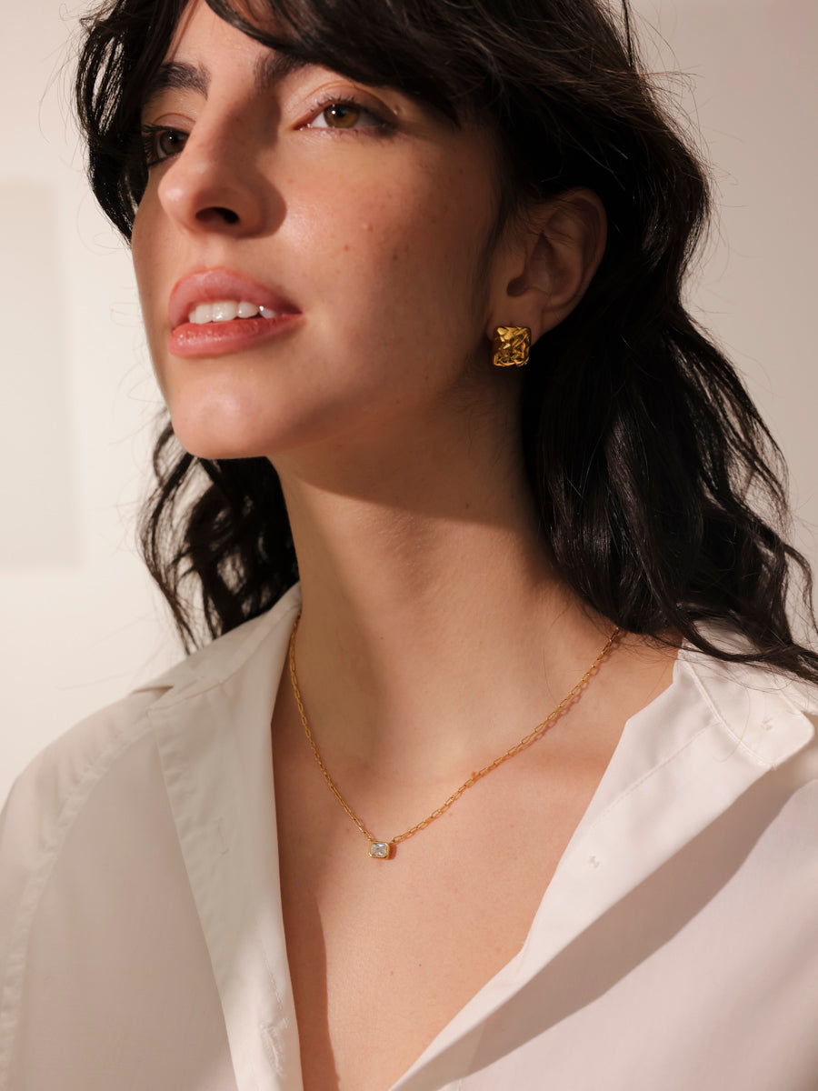 Square Weave Ohrringe