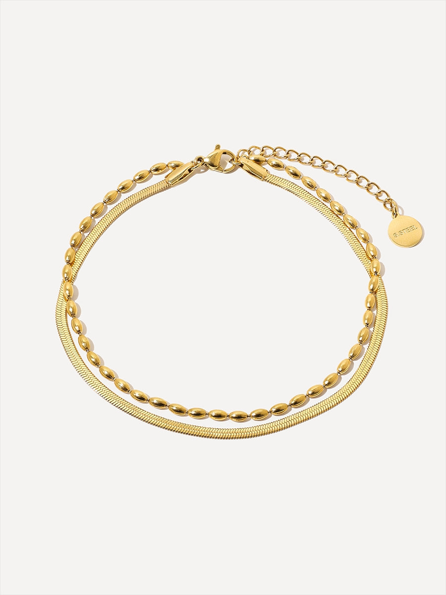 Double Layer Snake Bone FUSSKETTCHEN