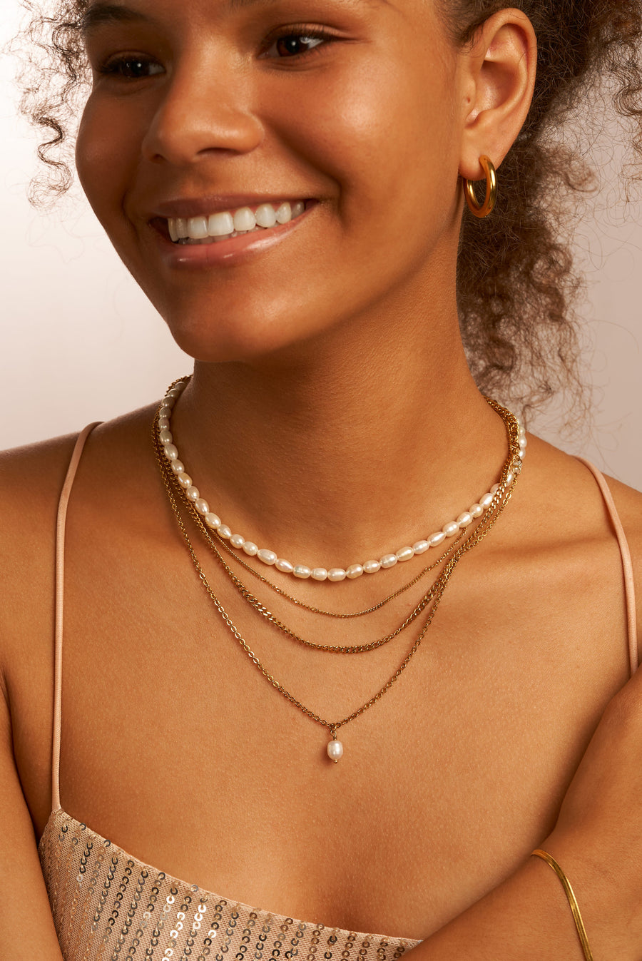 ICRUSH Classic Pearls Kette
