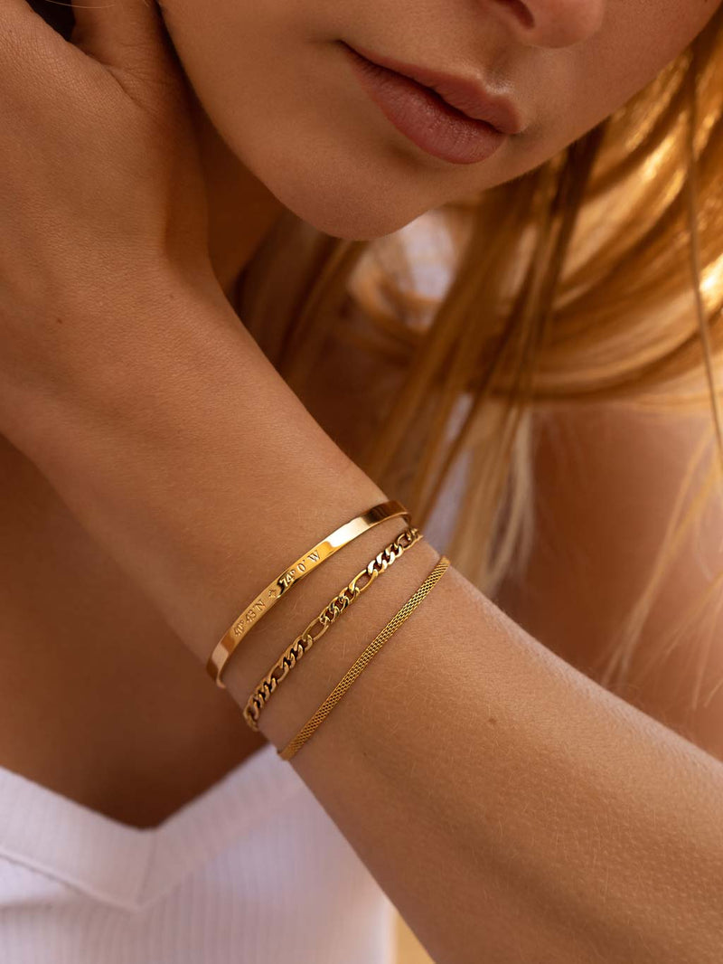 Figaro Steel Armband
