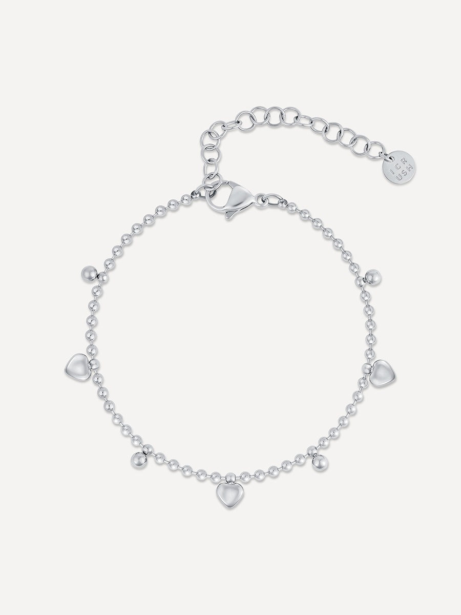 Holding Heart ARMBAND Silber