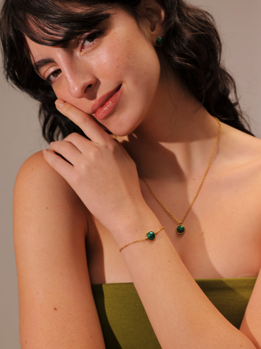 Wandering Wish Dark Green ARMBAND