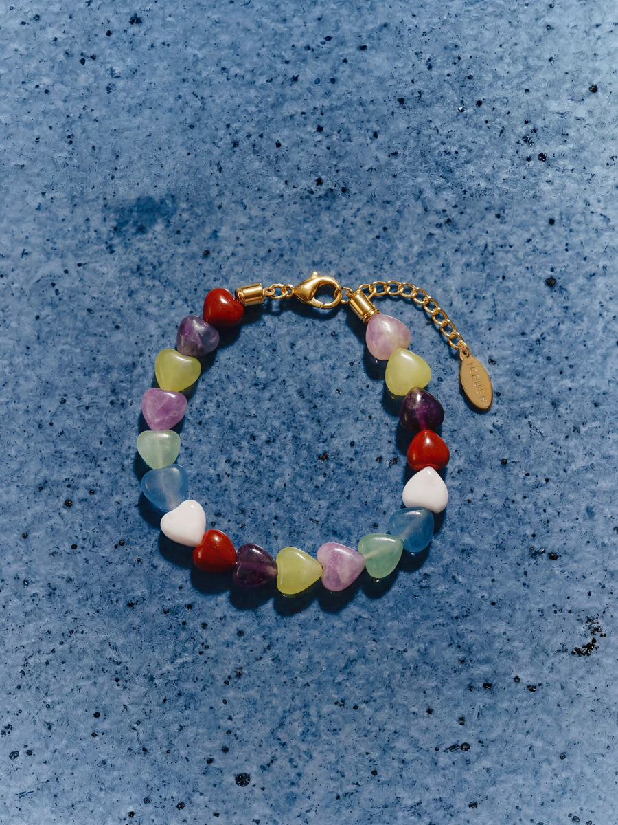 Rainbow Heart ARMBAND