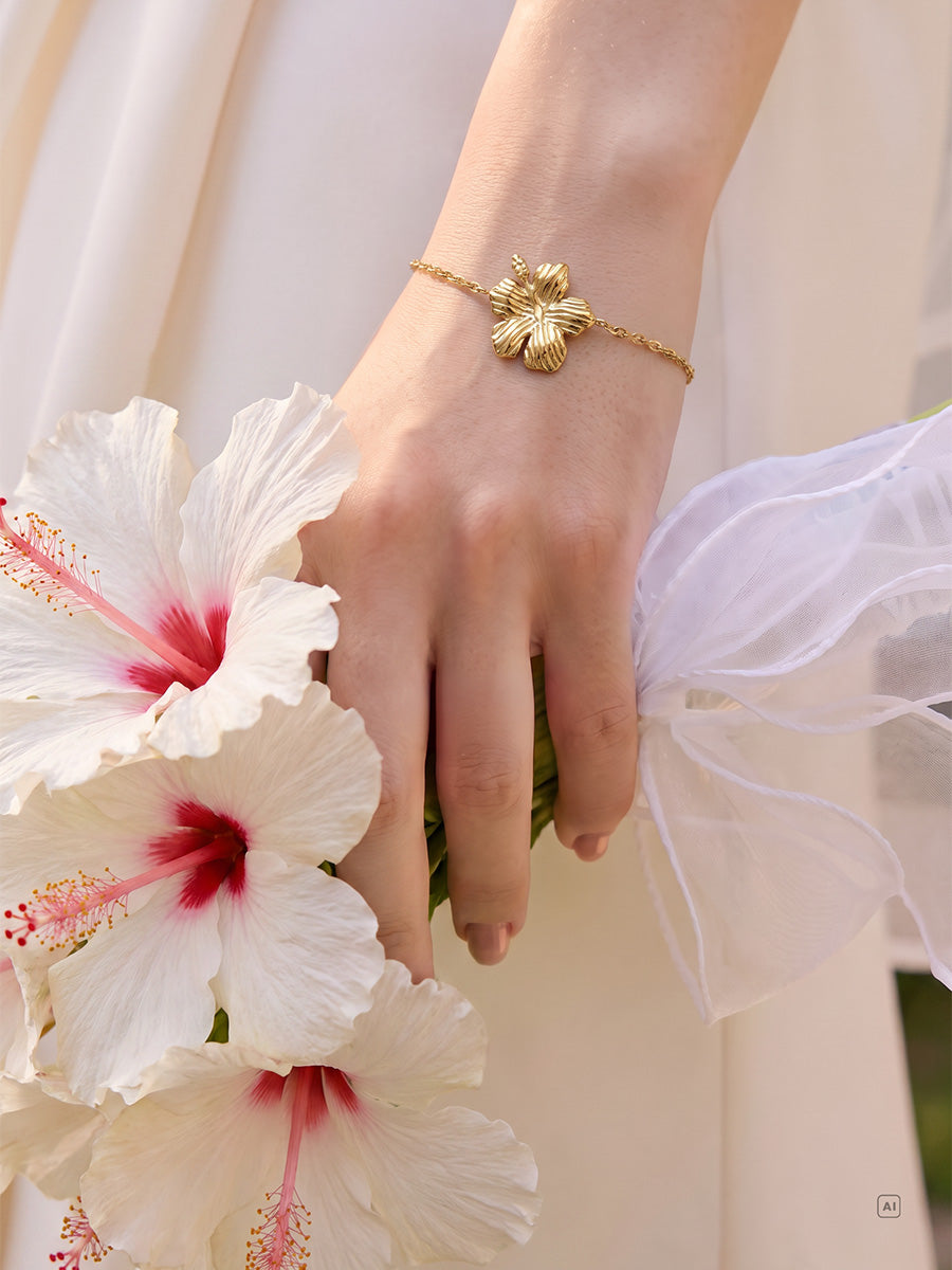 Floral Hibiscus Bloom ARMBAND