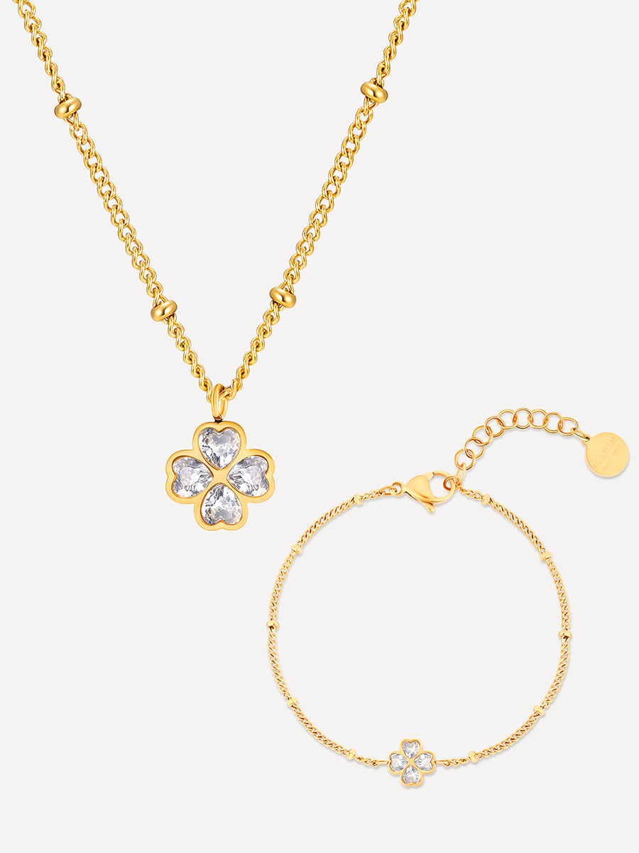 Four-leaf Clover Set GOLD