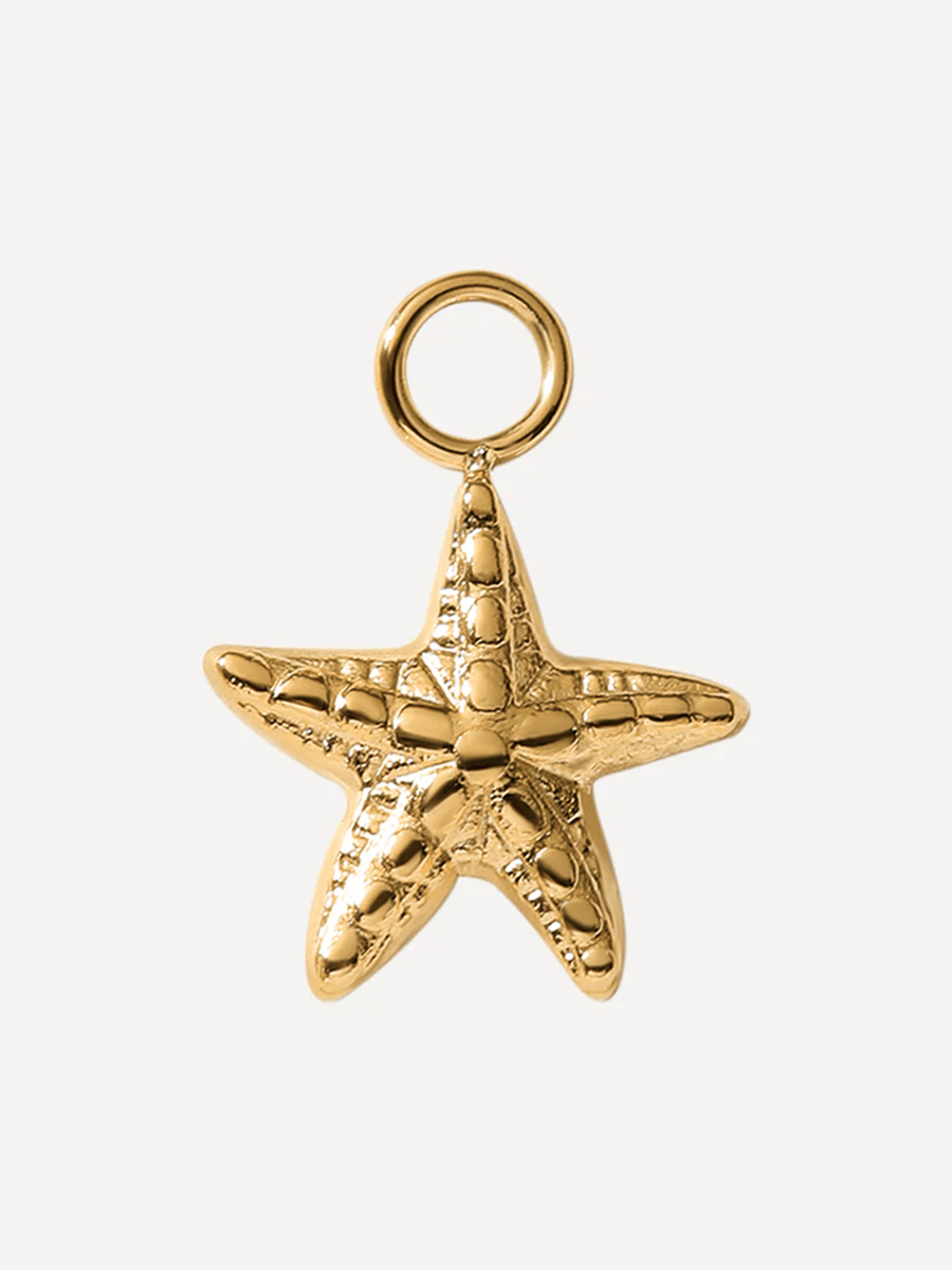 12x12mm Bubbly Starfish Ohrring-Charm ICRUSH